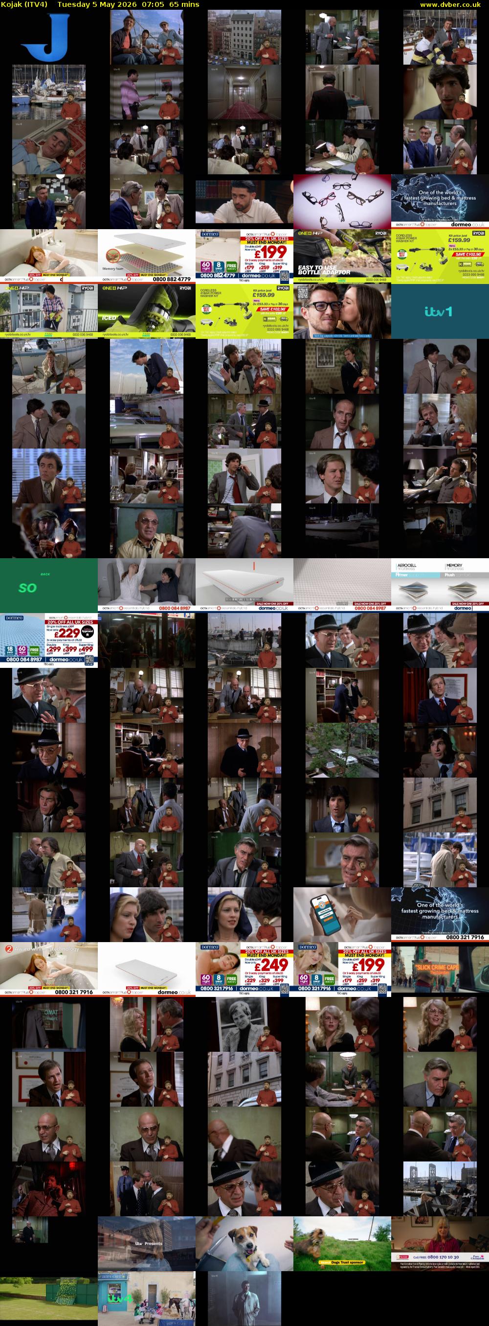 Kojak (ITV4) Tuesday 5 May 2026 07:05 - 08:10