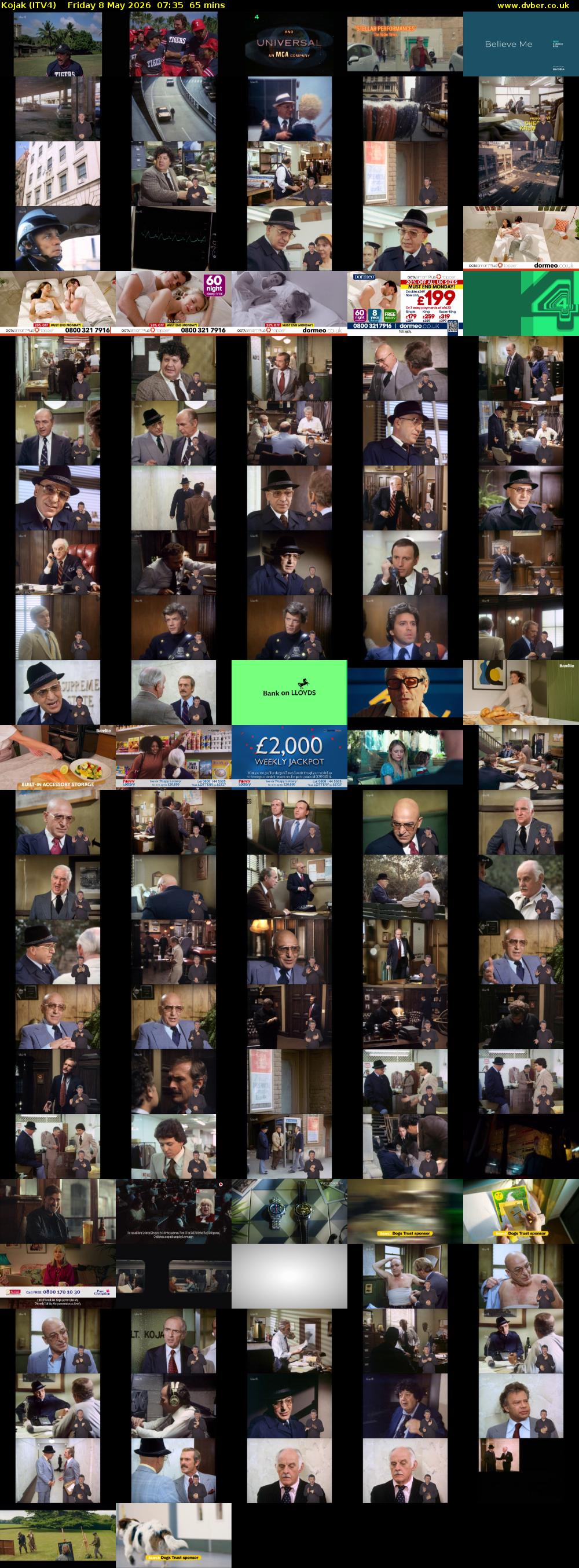 Kojak (ITV4) Friday 8 May 2026 07:35 - 08:40