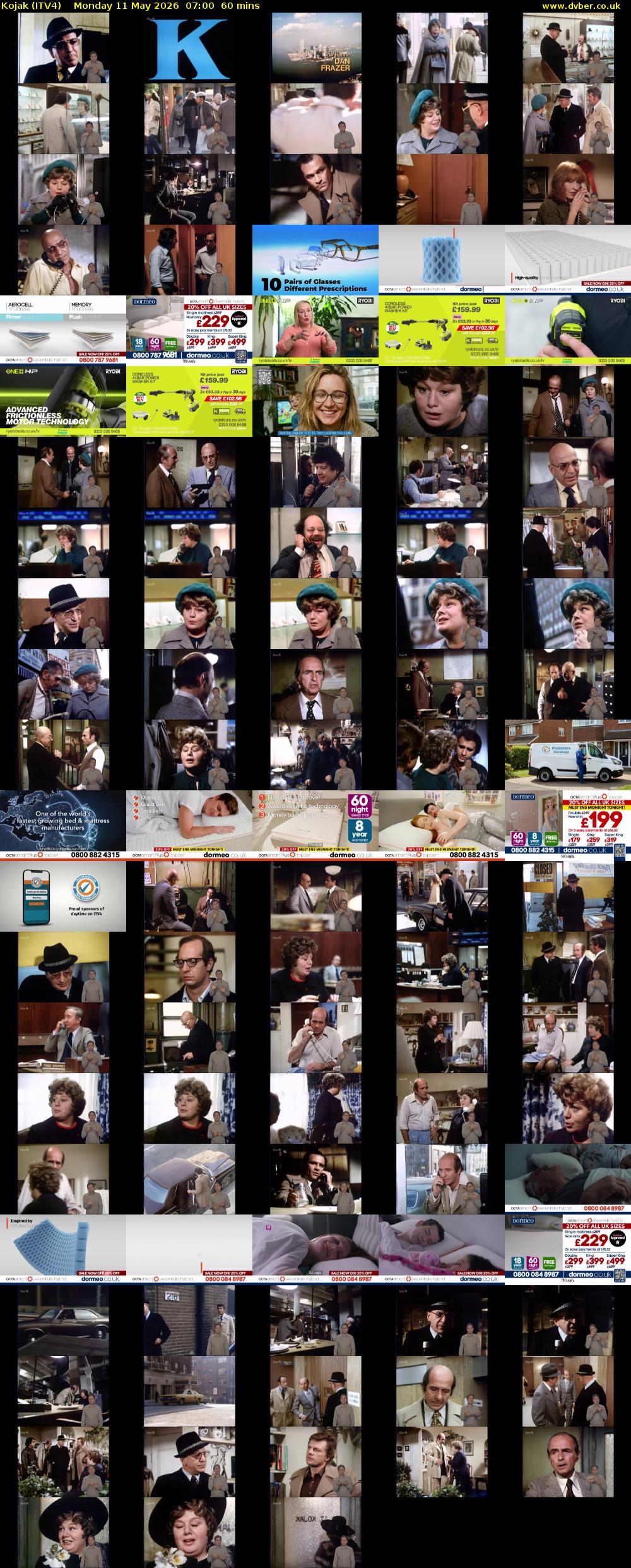 Kojak (ITV4) Monday 11 May 2026 07:00 - 08:00