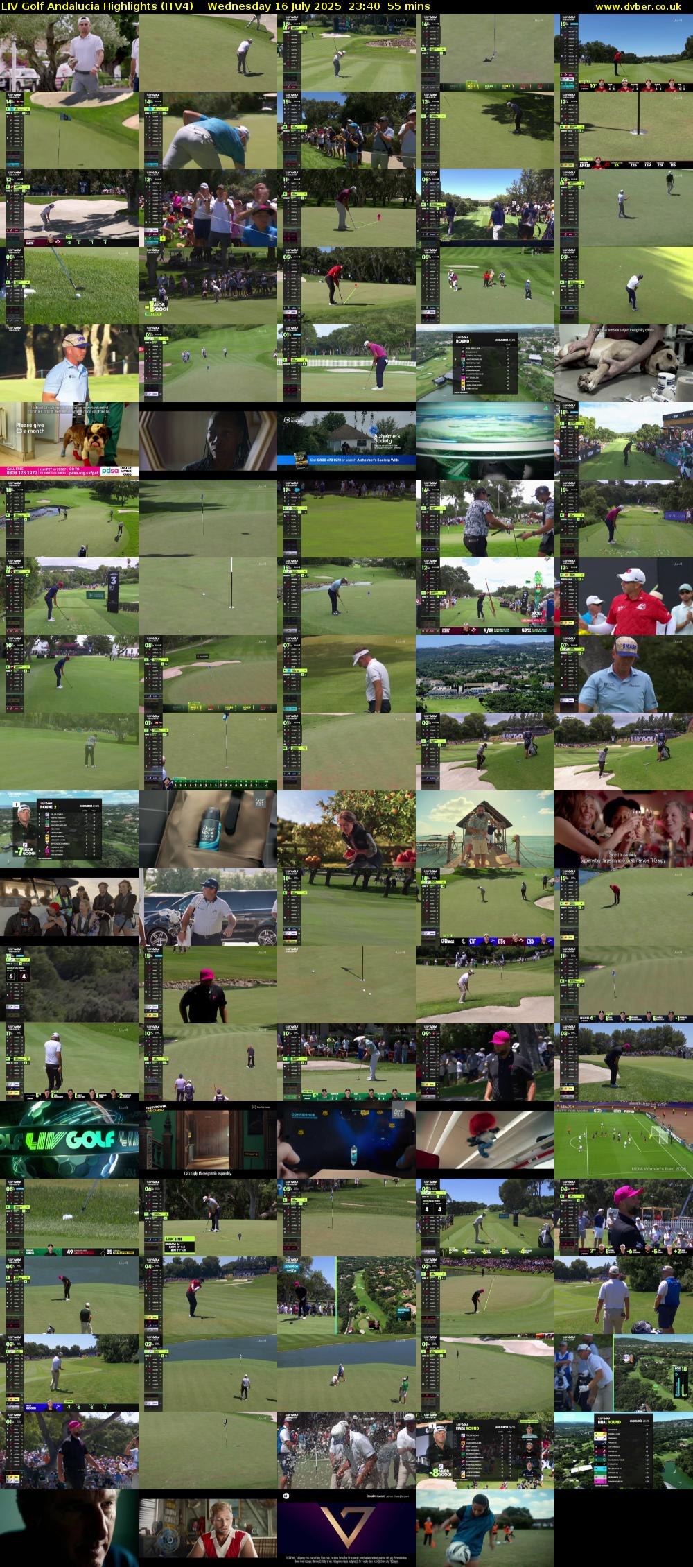 LIV Golf Andalucia Highlights (ITV4) Wednesday 16 July 2025 23:40 - 00:35