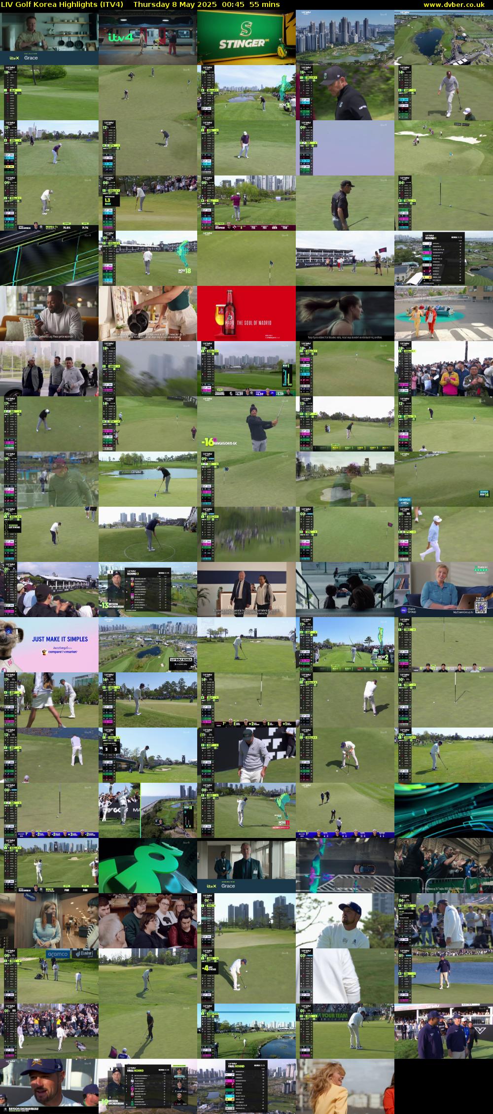 LIV Golf Korea Highlights (ITV4) Thursday 8 May 2025 00:45 - 01:40