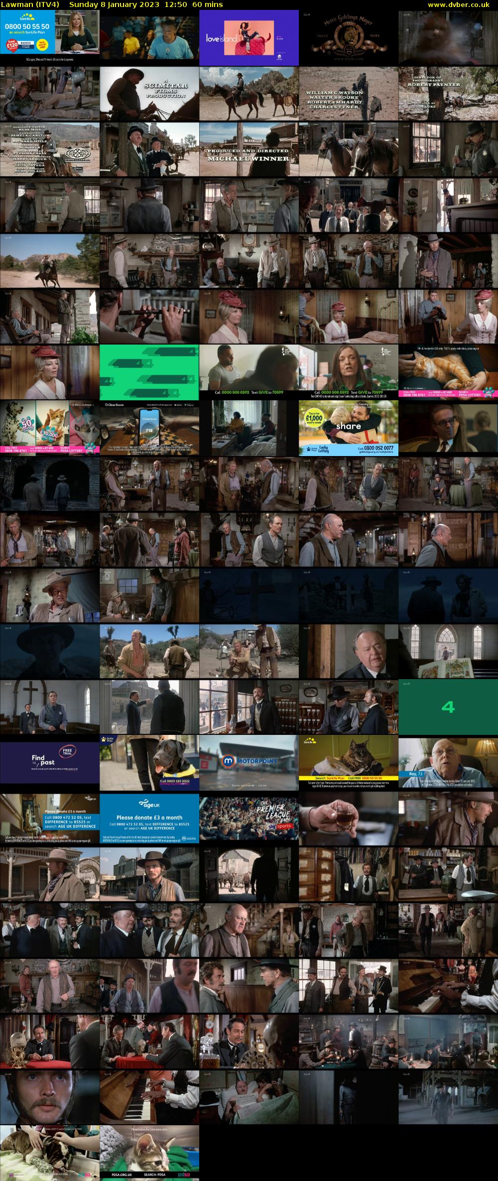 Lawman (ITV4) Sunday 8 January 2023 12:50 - 13:50