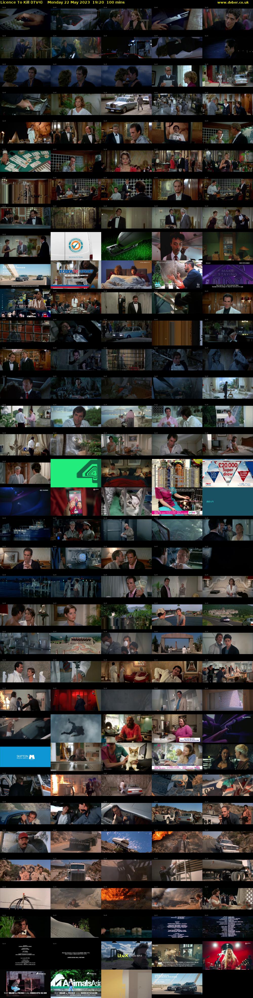 Licence To Kill (ITV4) Monday 22 May 2023 19:20 - 21:00