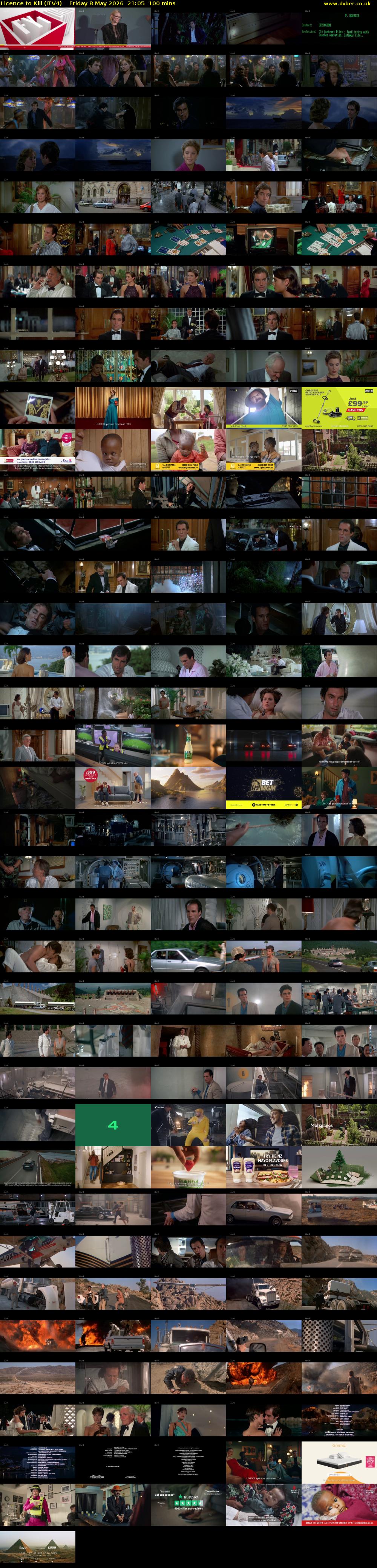 Licence To Kill (ITV4) Friday 8 May 2026 21:05 - 22:45
