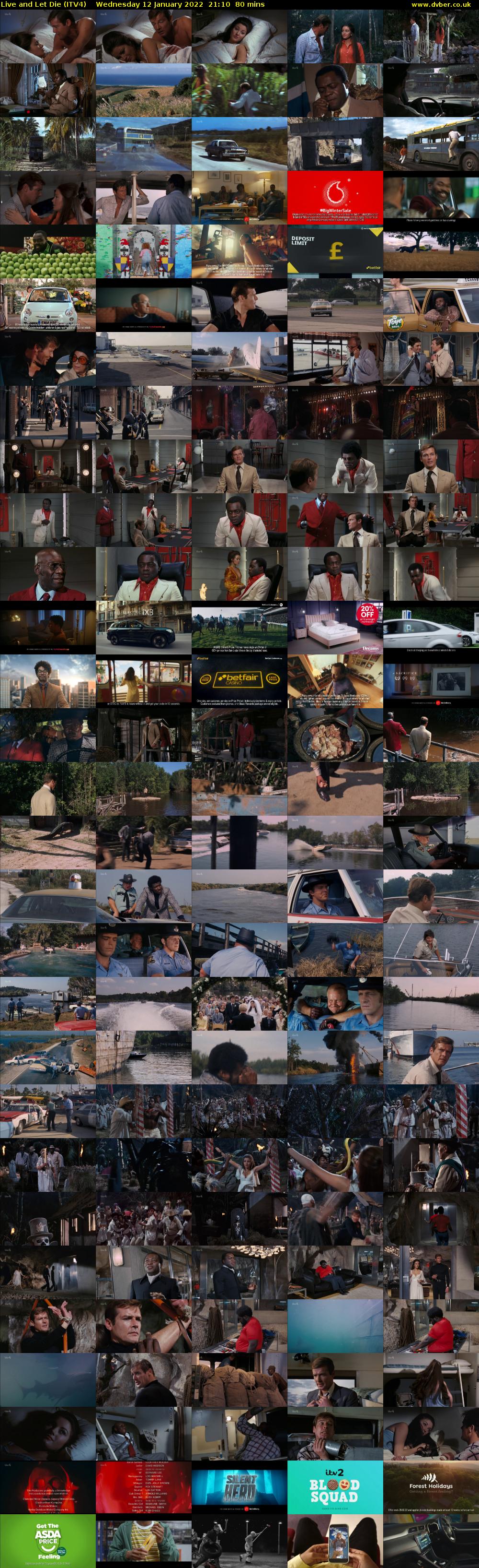 Live and Let Die (ITV4) Wednesday 12 January 2022 21:10 - 22:30