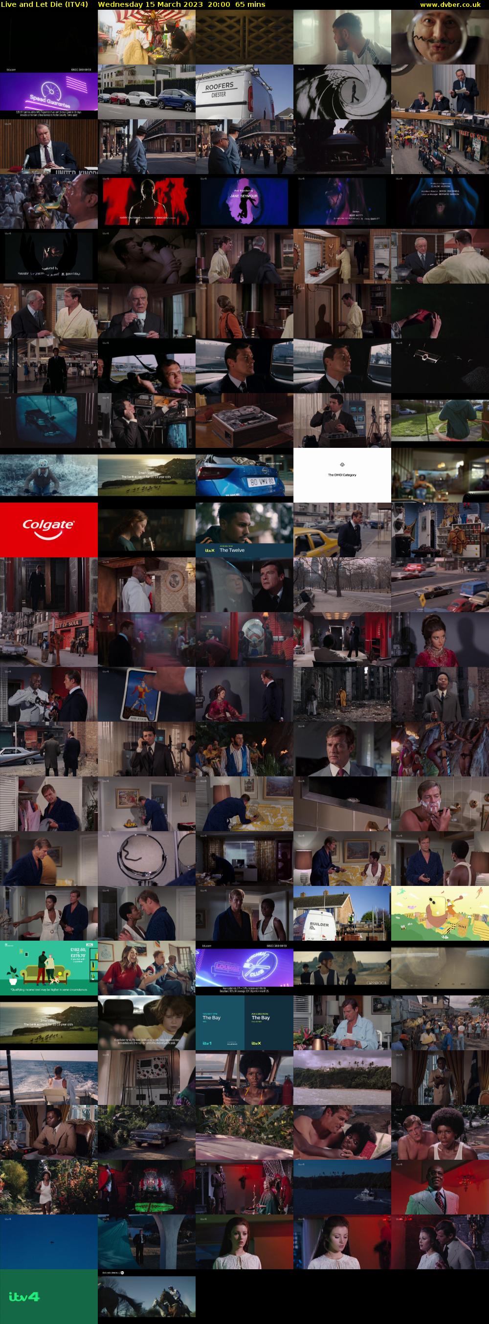 Live and Let Die (ITV4) Wednesday 15 March 2023 20:00 - 21:05
