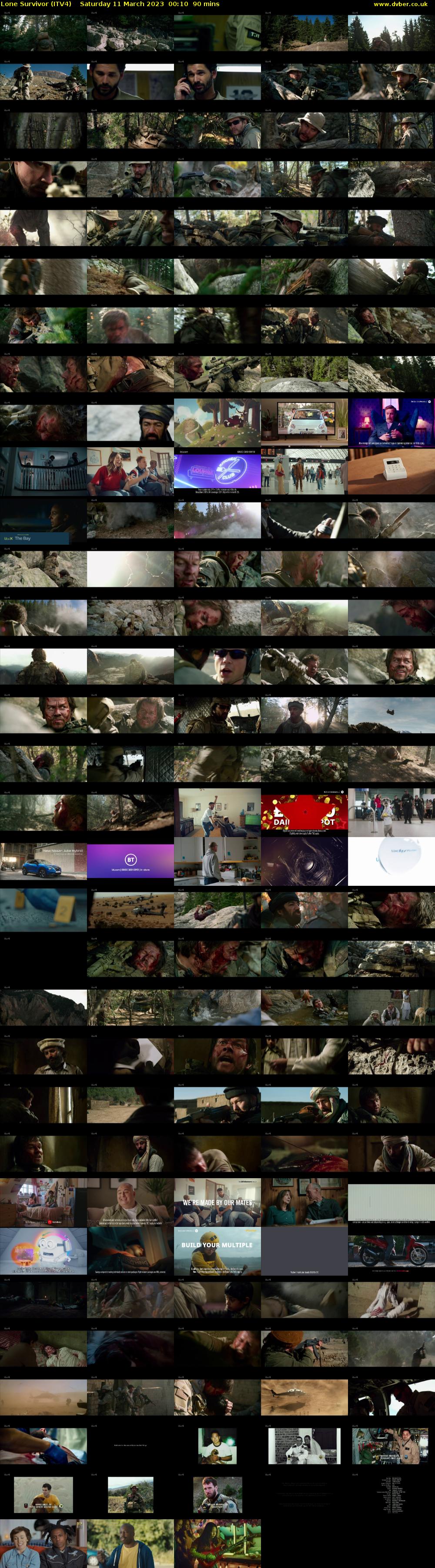 Lone Survivor (ITV4) Saturday 11 March 2023 00:10 - 01:40