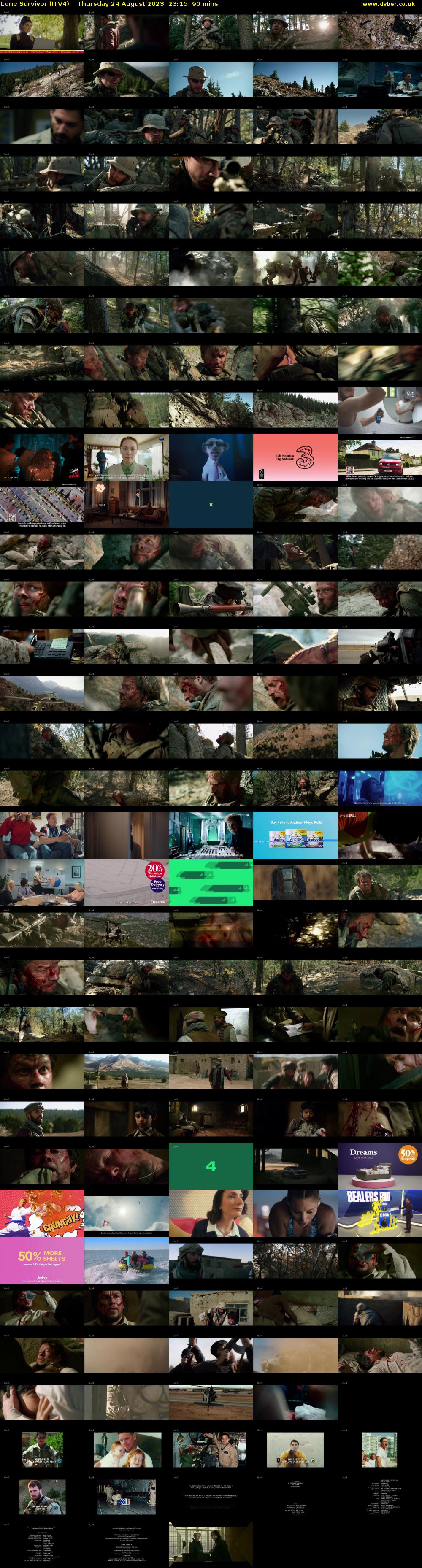 Lone Survivor (ITV4) Thursday 24 August 2023 23:15 - 00:45