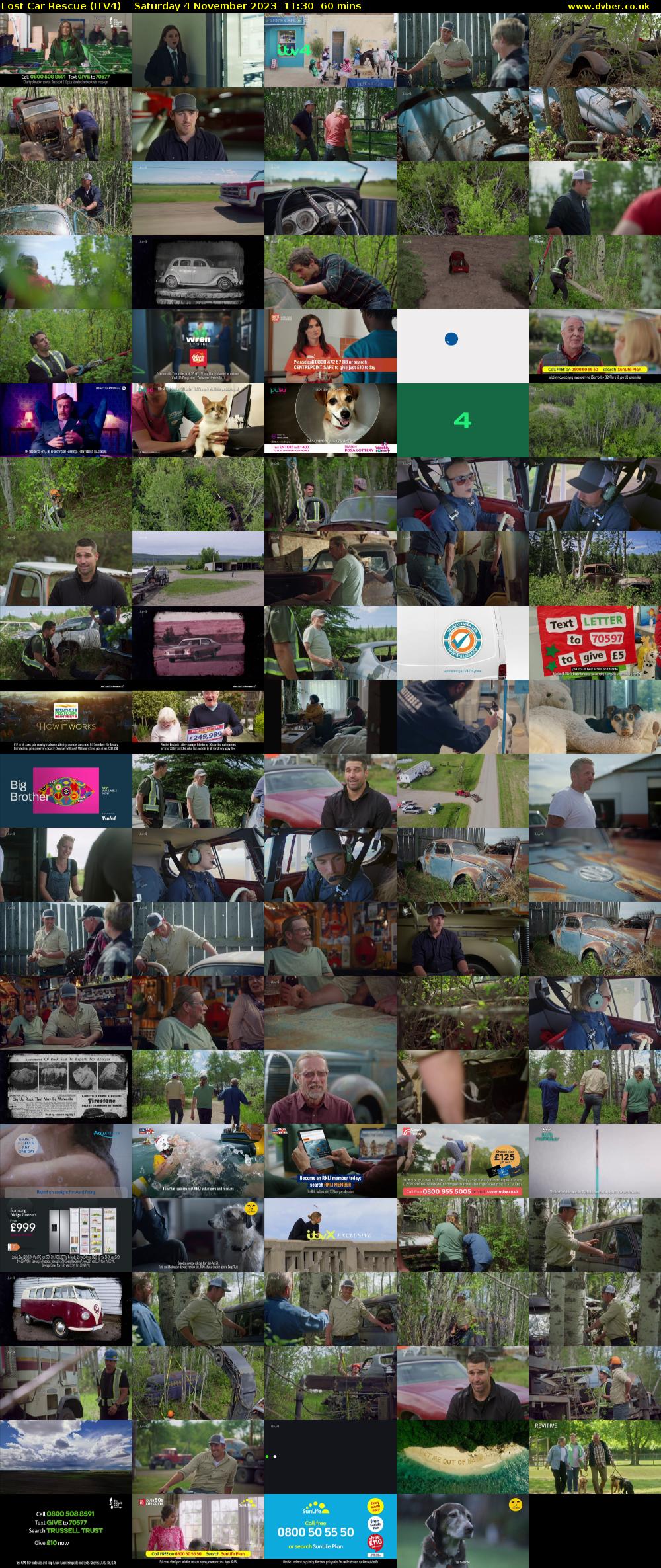 Lost Car Rescue (ITV4) Saturday 4 November 2023 11:30 - 12:30