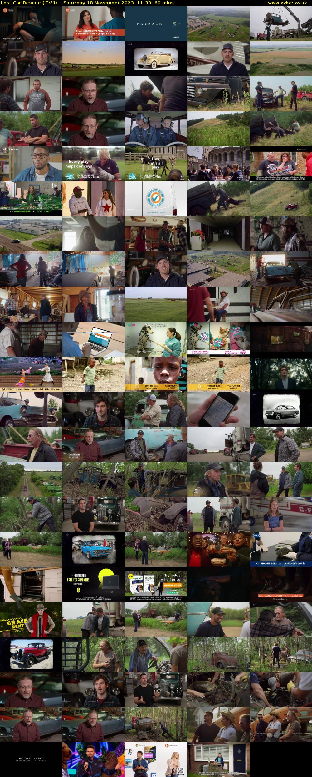 Lost Car Rescue (ITV4) Saturday 18 November 2023 11:30 - 12:30