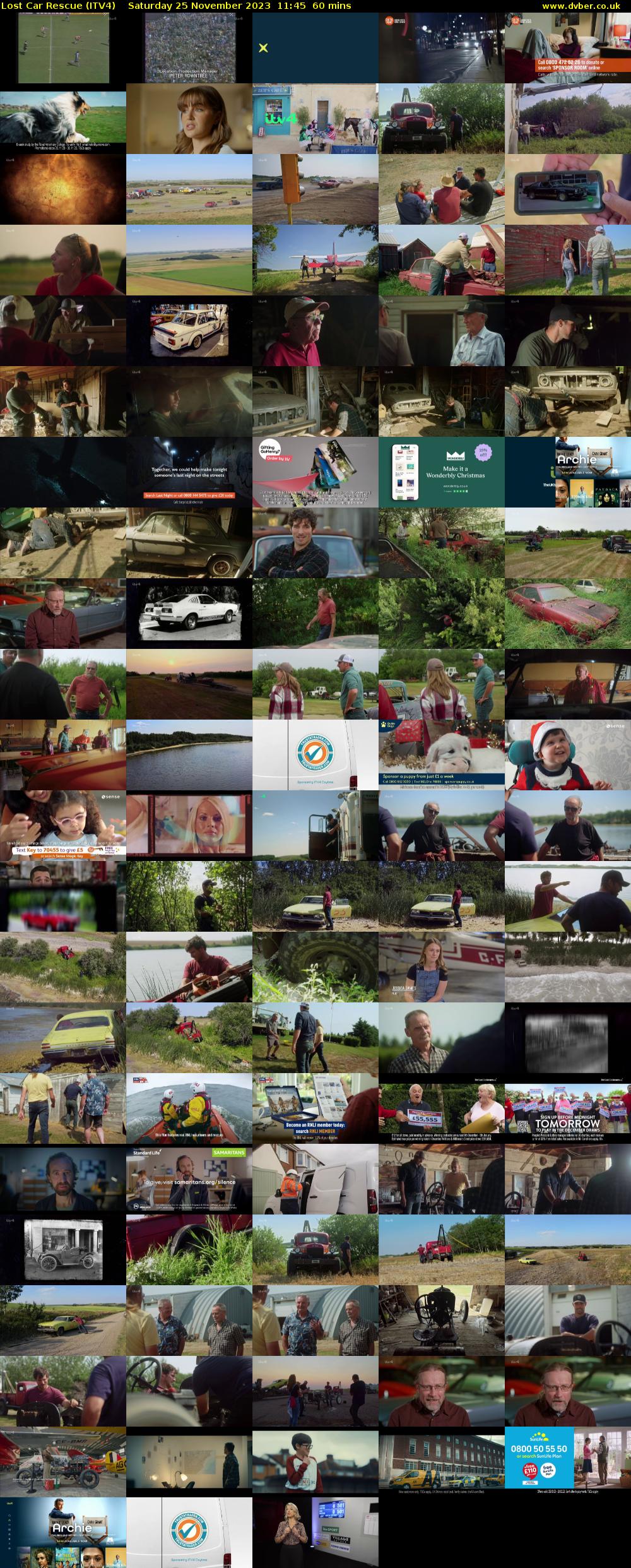 Lost Car Rescue (ITV4) Saturday 25 November 2023 11:45 - 12:45