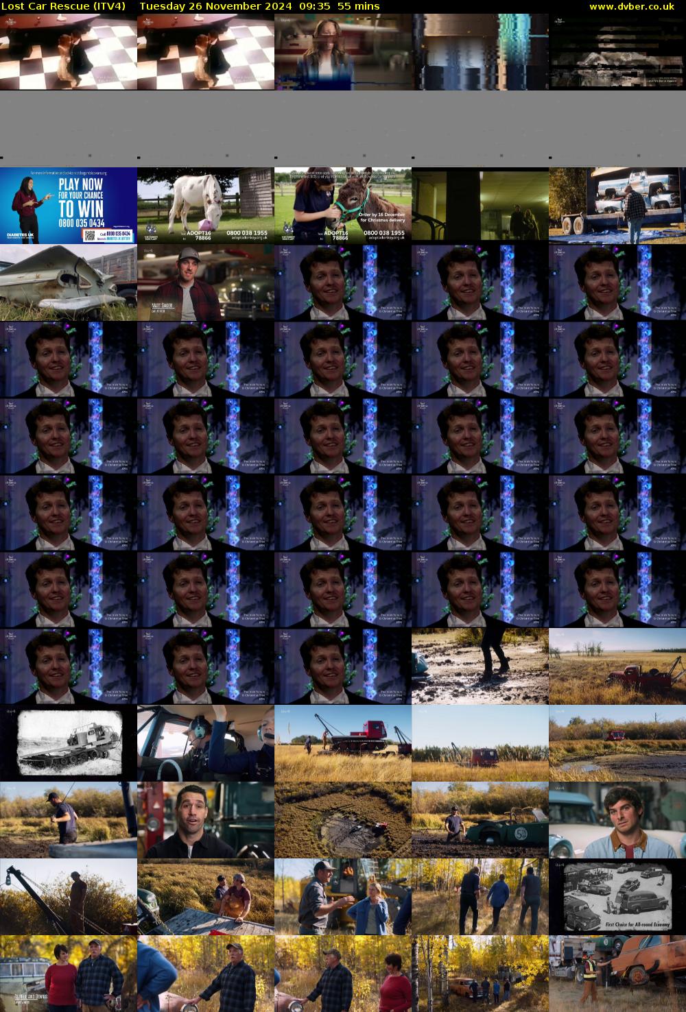 Lost Car Rescue (ITV4) Tuesday 26 November 2024 09:35 - 10:30