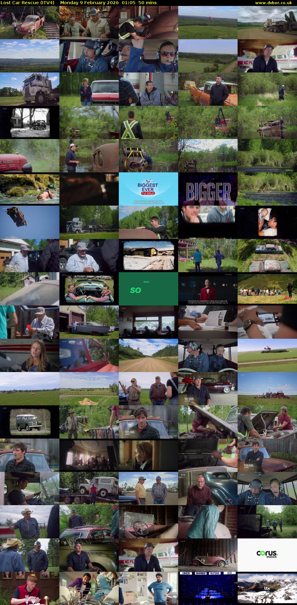 Lost Car Rescue (ITV4) Monday 9 February 2026 01:05 - 01:55