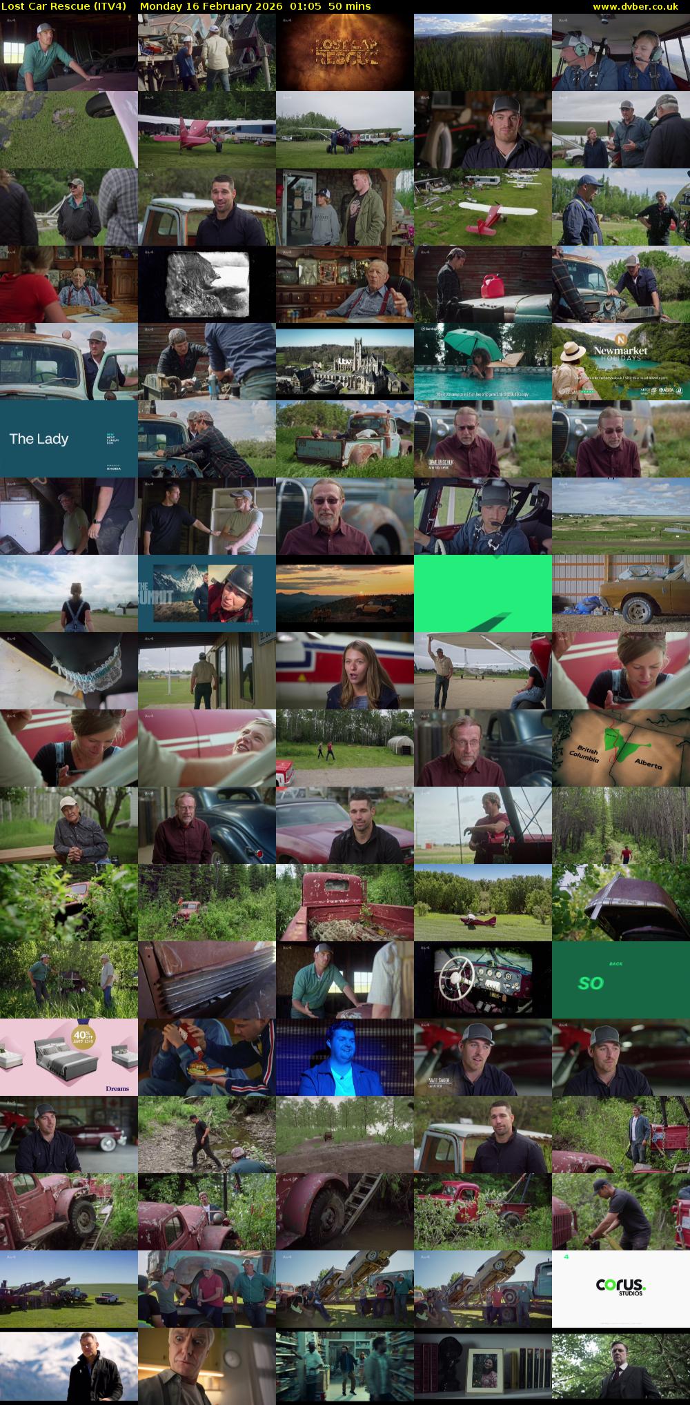 Lost Car Rescue (ITV4) Monday 16 February 2026 01:05 - 01:55