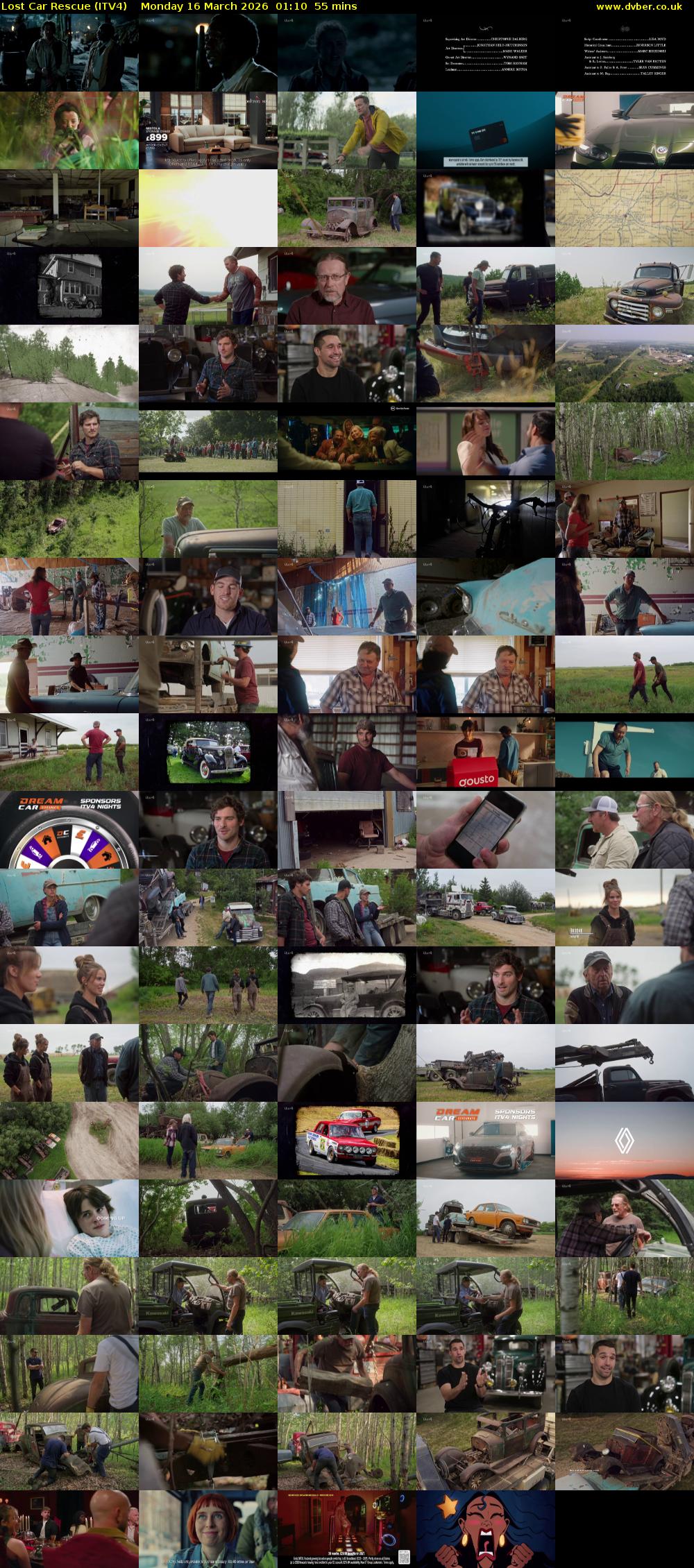 Lost Car Rescue (ITV4) Monday 16 March 2026 01:10 - 02:05