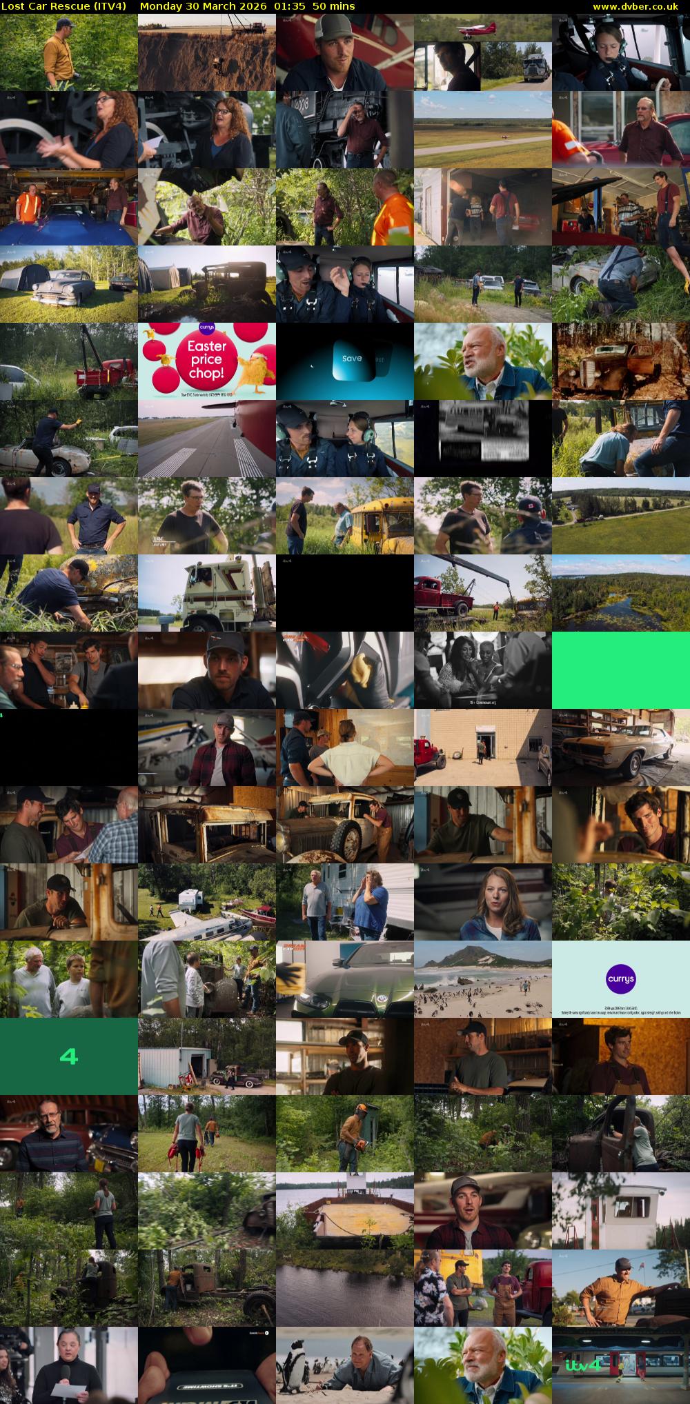 Lost Car Rescue (ITV4) Monday 30 March 2026 01:35 - 02:25