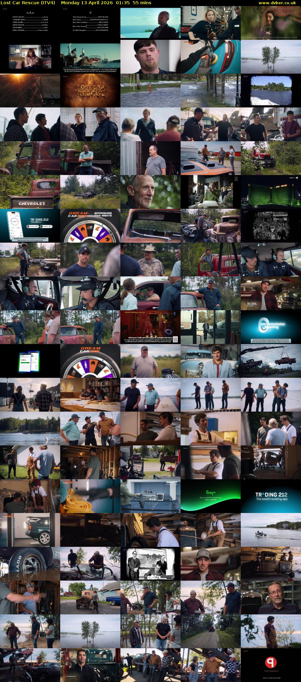 Lost Car Rescue (ITV4) Monday 13 April 2026 01:35 - 02:30