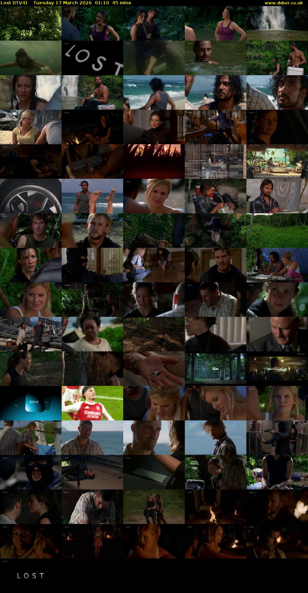 Lost (ITV4) Tuesday 17 March 2026 01:10 - 01:55