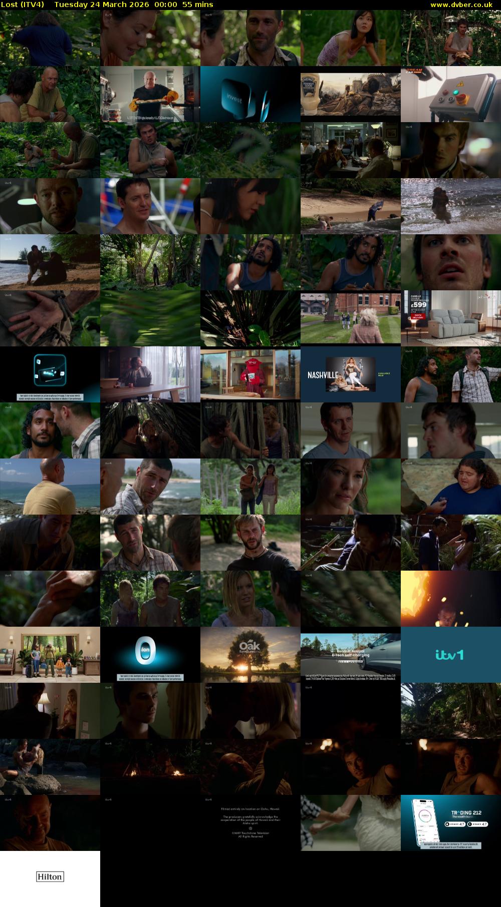 Lost (ITV4) Tuesday 24 March 2026 00:00 - 00:55