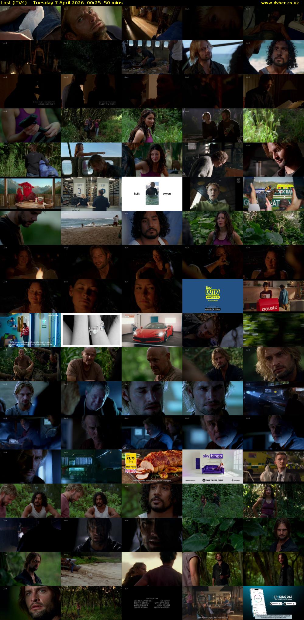 Lost (ITV4) Tuesday 7 April 2026 00:25 - 01:15