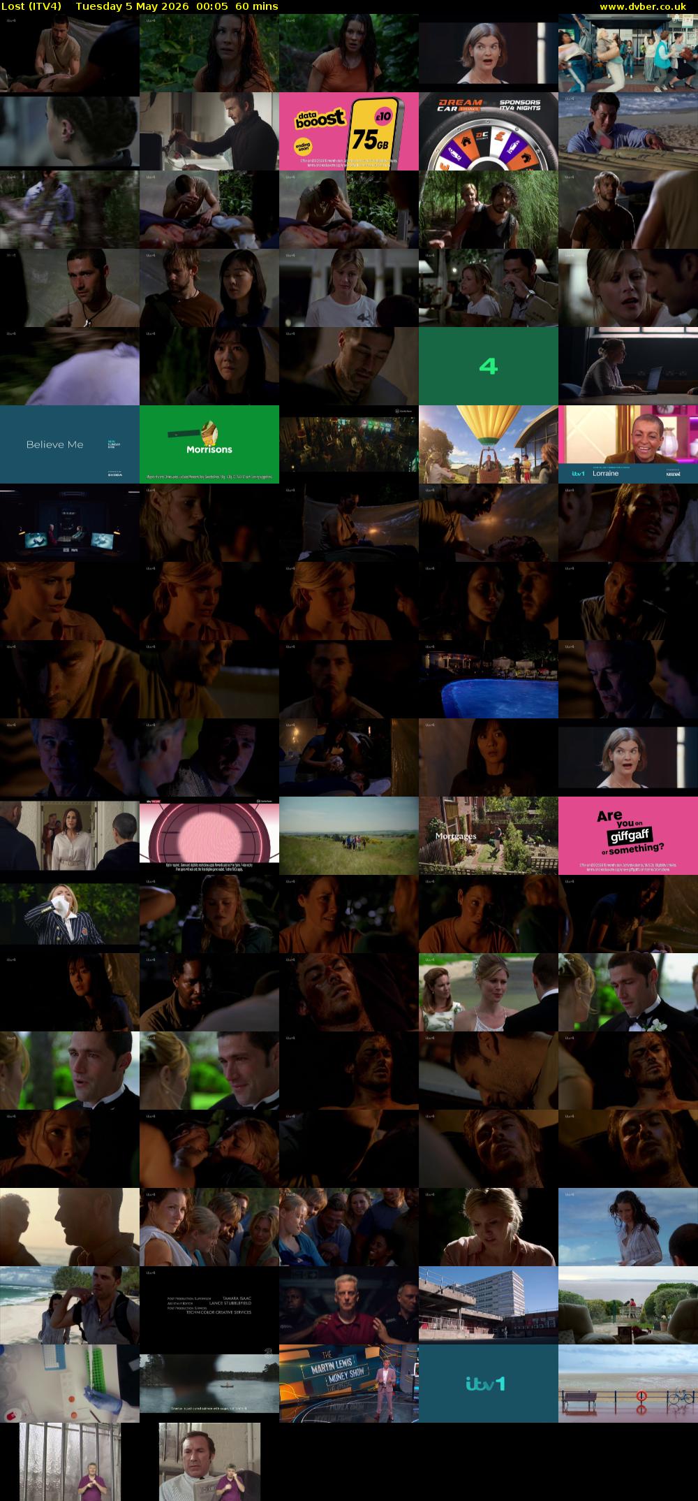 Lost (ITV4) Tuesday 5 May 2026 00:05 - 01:05