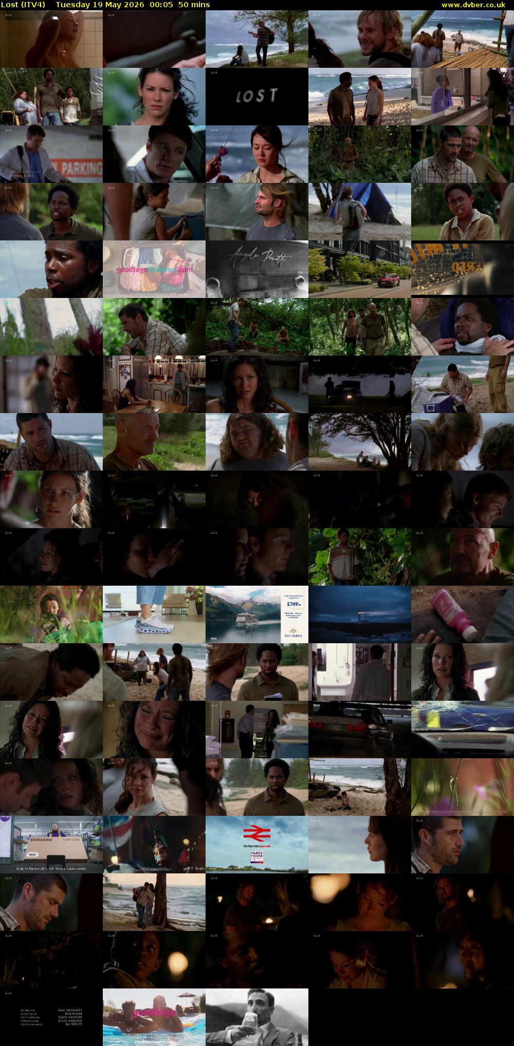 Lost (ITV4) Tuesday 19 May 2026 00:05 - 00:55