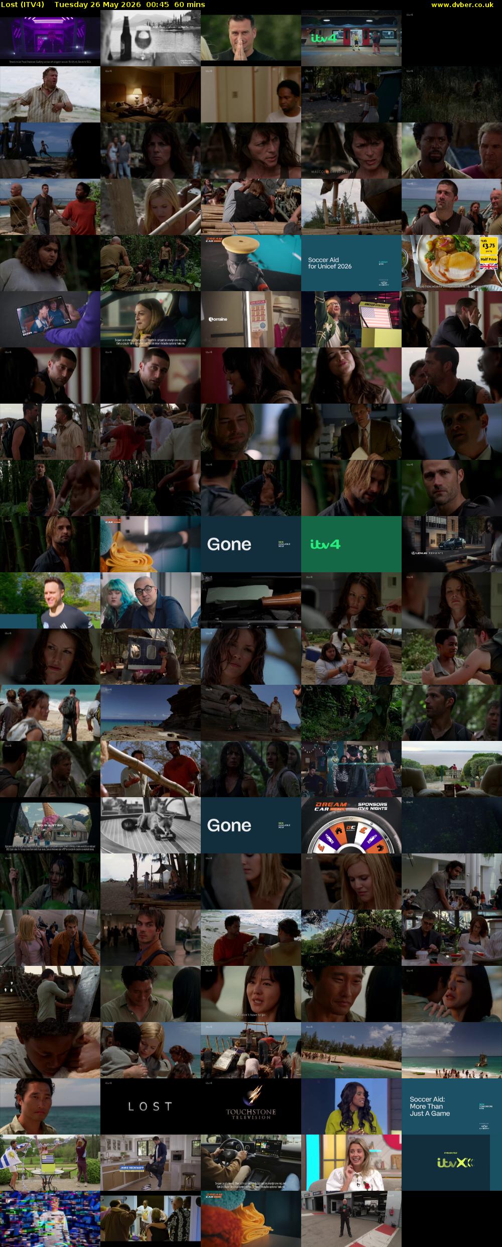 Lost (ITV4) Tuesday 26 May 2026 00:45 - 01:45