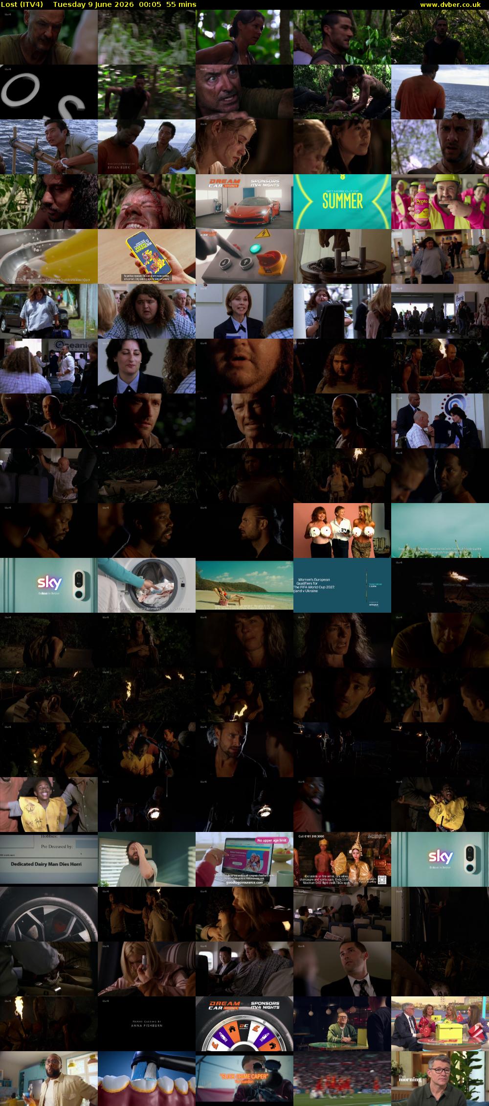Lost (ITV4) Tuesday 9 June 2026 00:05 - 01:00