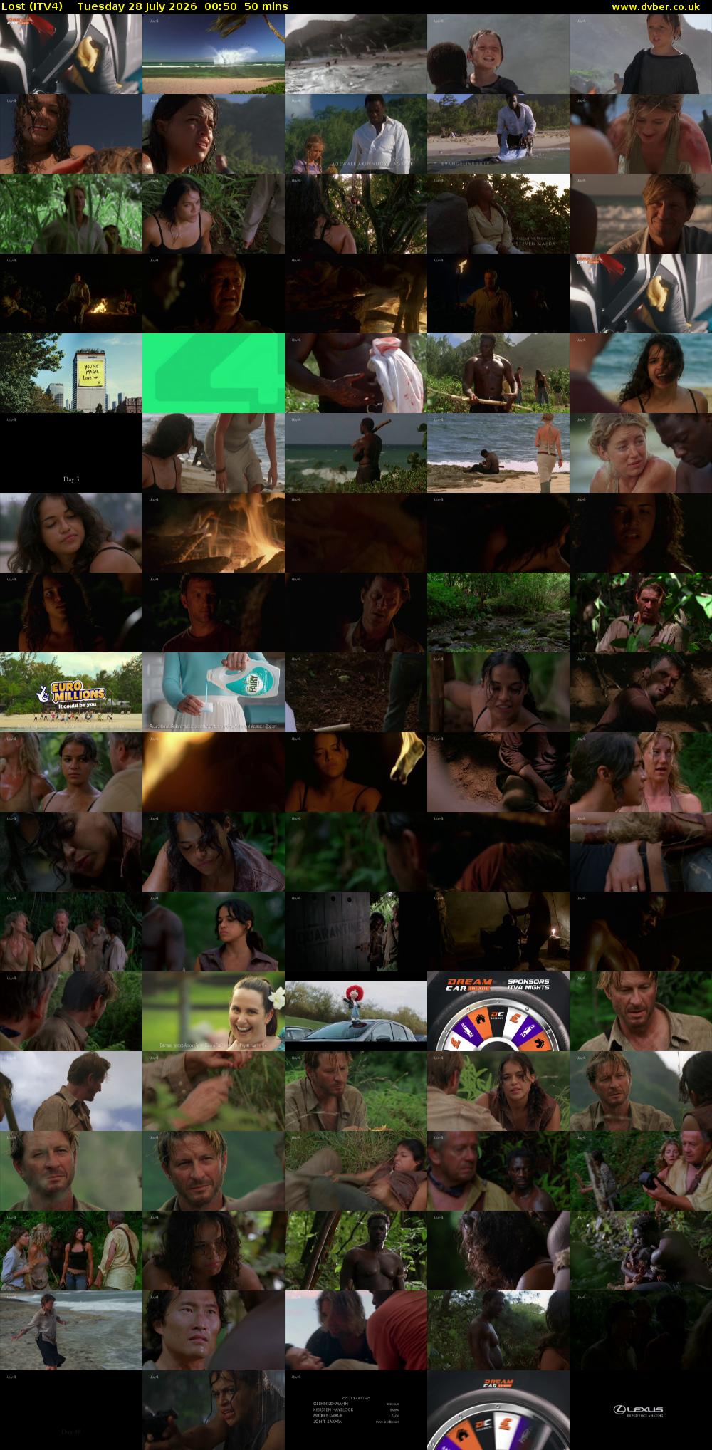 Lost (ITV4) Tuesday 28 July 2026 00:50 - 01:40