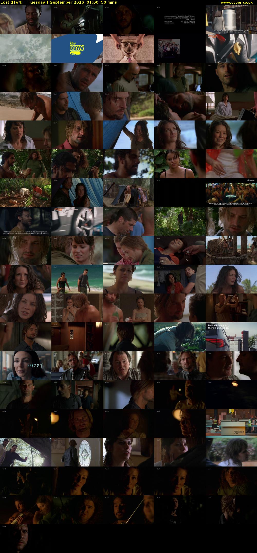 Lost (ITV4) Tuesday 1 September 2026 01:00 - 01:50