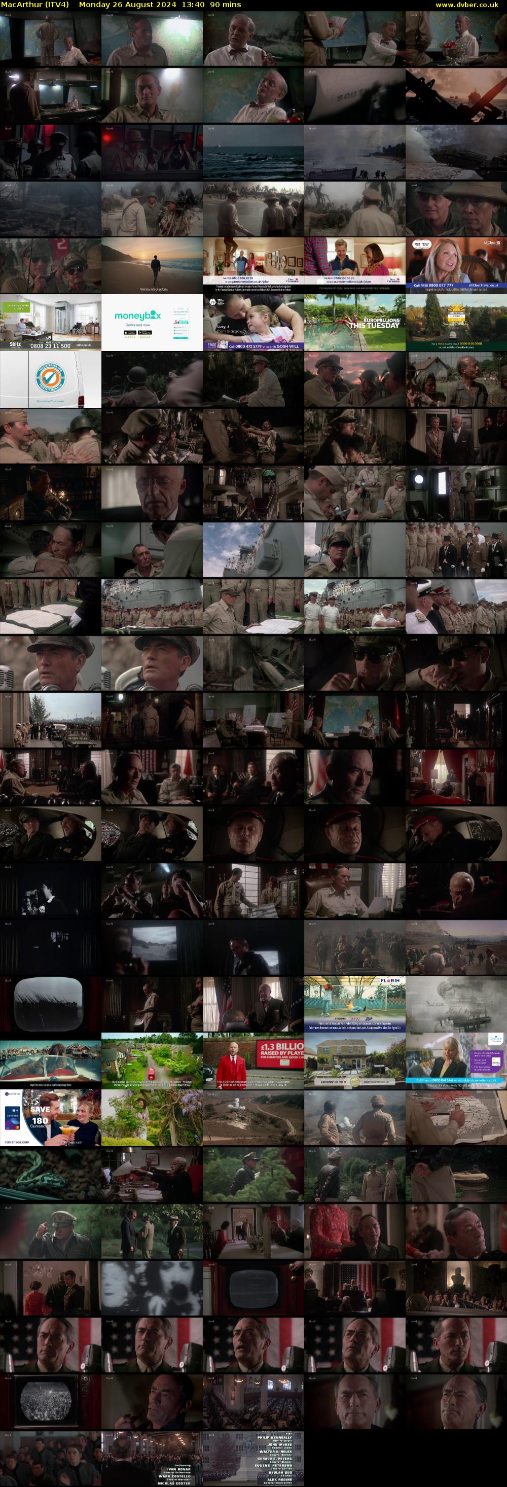 MacArthur (ITV4) Monday 26 August 2024 13:40 - 15:10