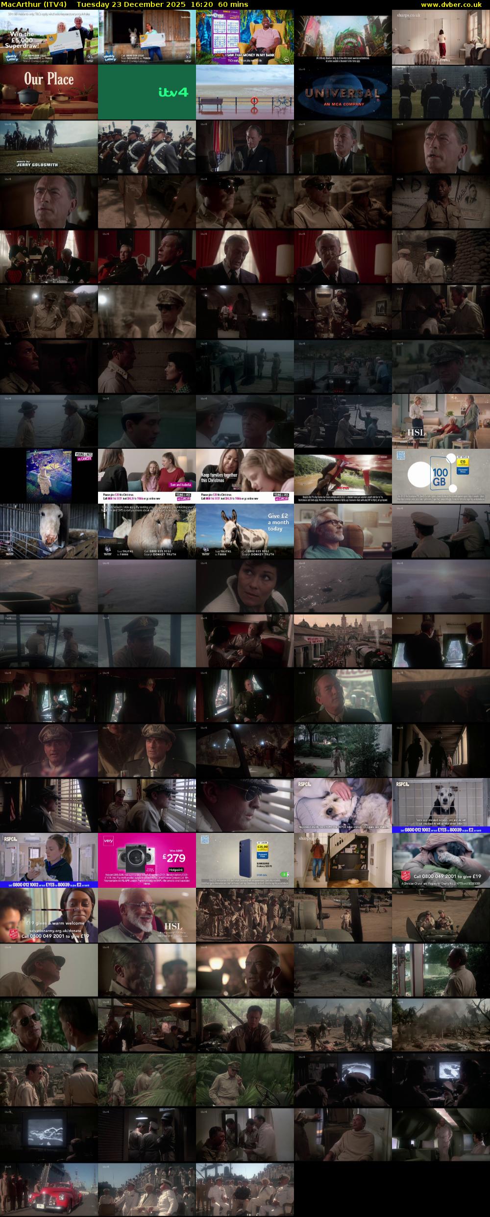MacArthur (ITV4) Tuesday 23 December 2025 16:20 - 17:20
