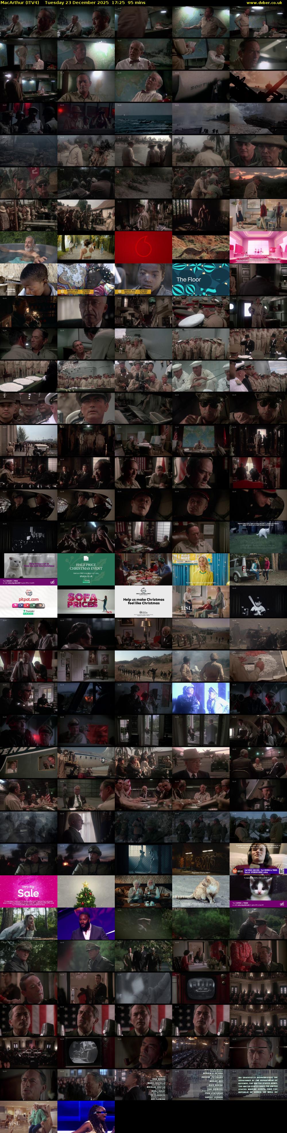 MacArthur (ITV4) Tuesday 23 December 2025 17:25 - 19:00