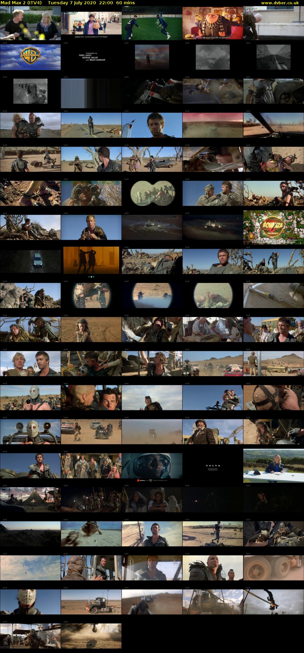 Mad Max 2 (ITV4) Tuesday 7 July 2020 22:00 - 23:00