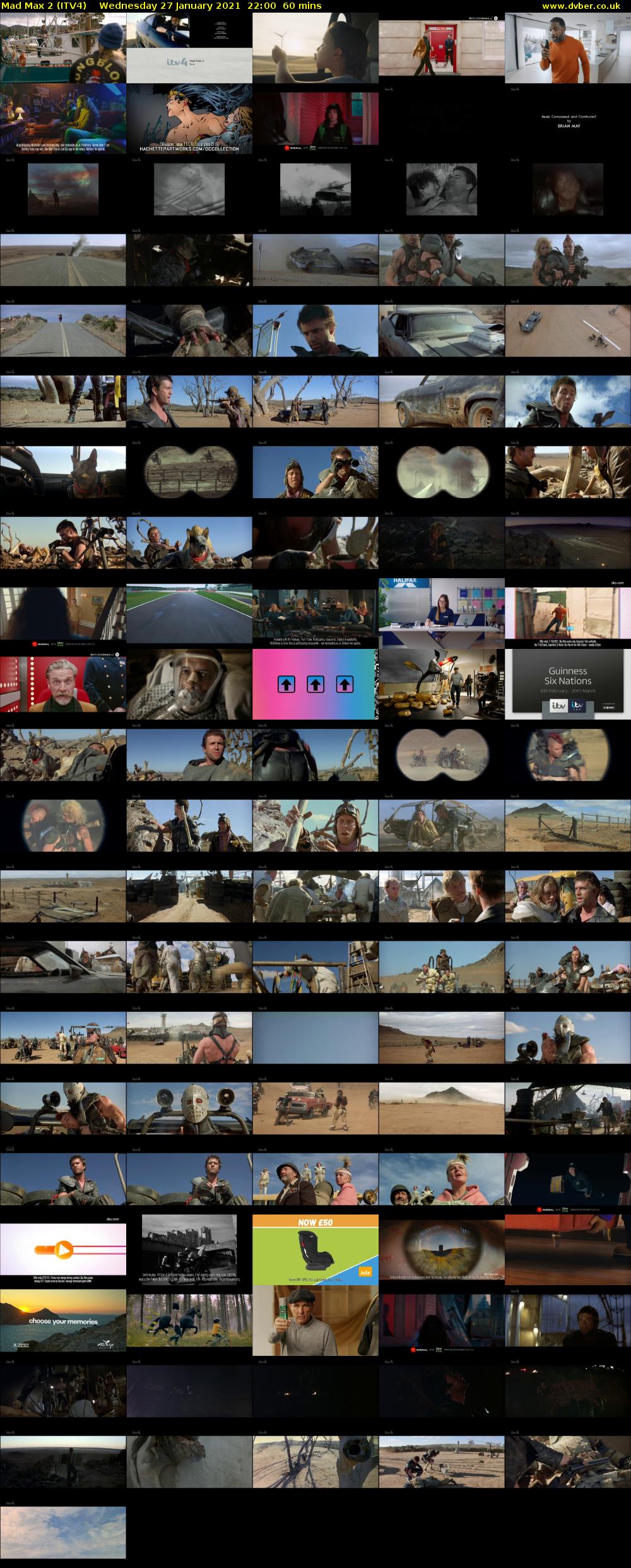 Mad Max 2 (ITV4) Wednesday 27 January 2021 22:00 - 23:00