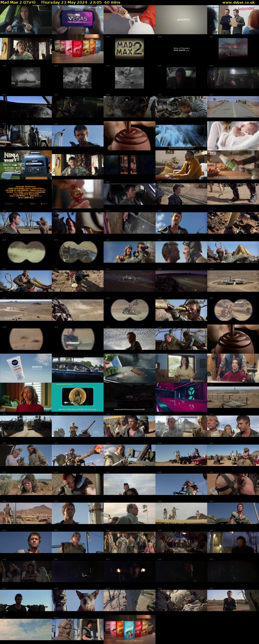 Mad Max 2 (ITV4) Thursday 23 May 2024 23:05 - 00:05