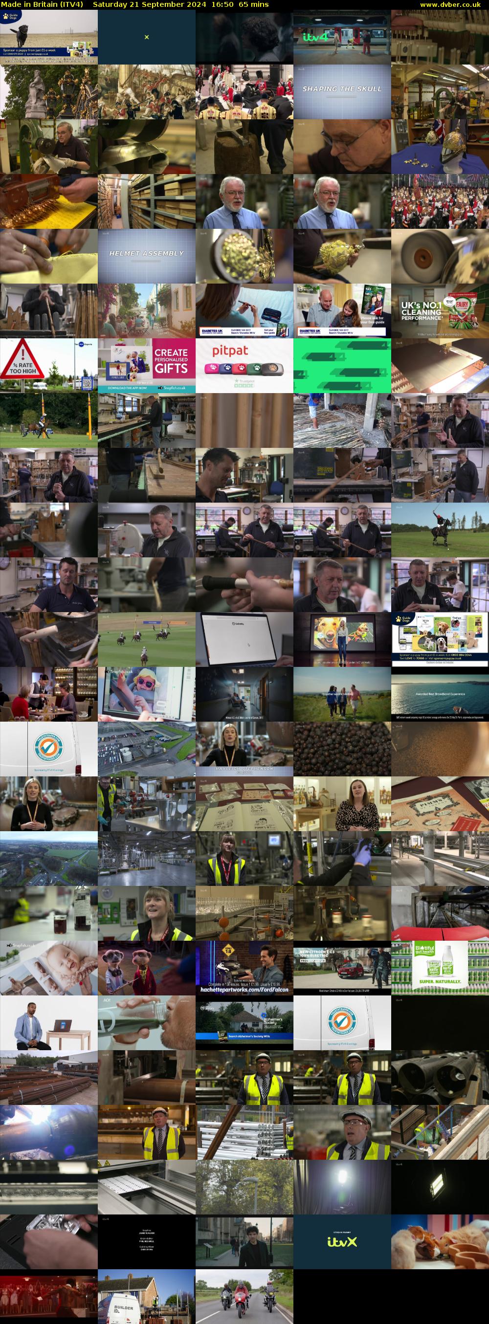 Made in Britain (ITV4) Saturday 21 September 2024 16:50 - 17:55