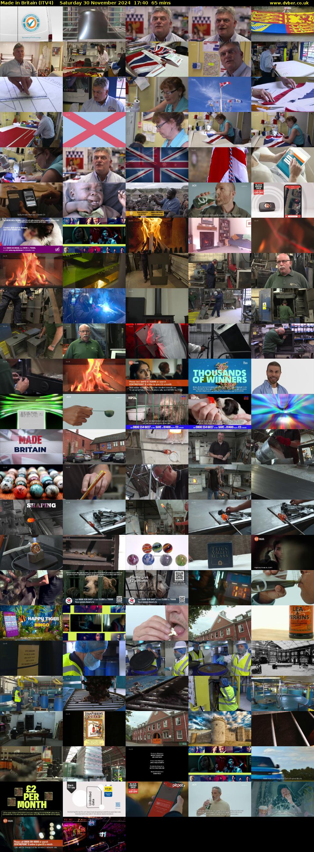 Made in Britain (ITV4) Saturday 30 November 2024 17:40 - 18:45
