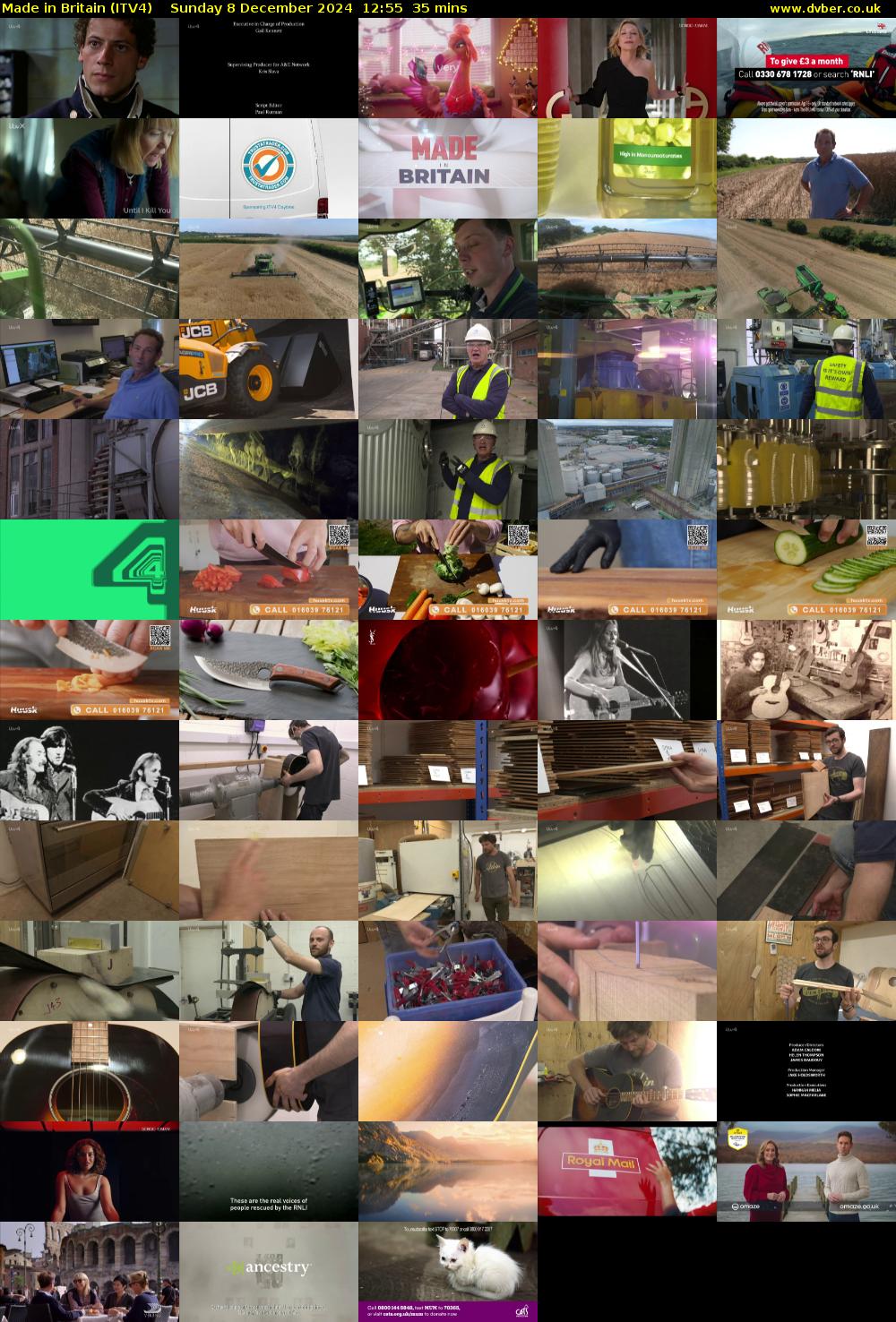Made in Britain (ITV4) Sunday 8 December 2024 12:55 - 13:30