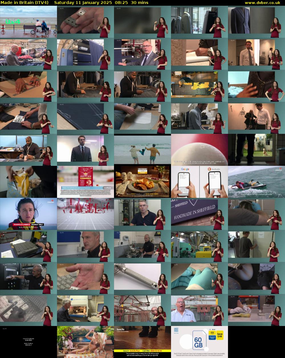 Made in Britain (ITV4) Saturday 11 January 2025 08:25 - 08:55