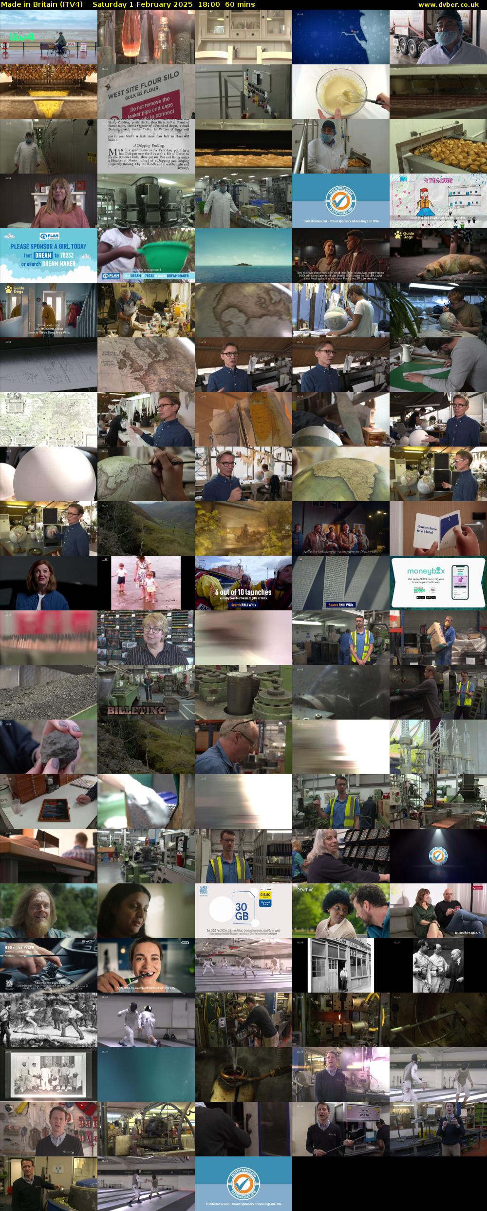 Made in Britain (ITV4) Saturday 1 February 2025 18:00 - 19:00