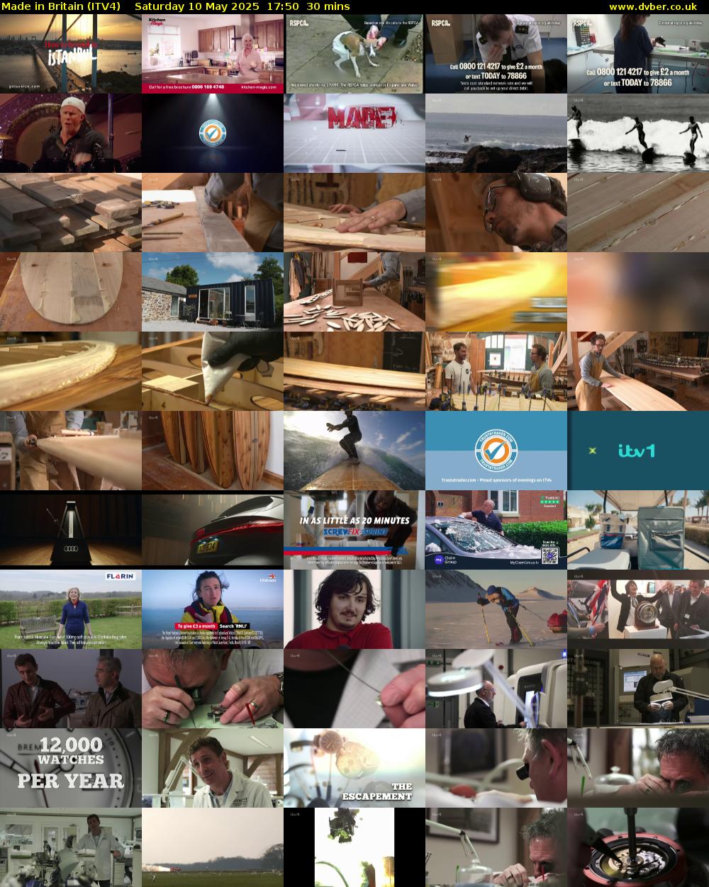 Made in Britain (ITV4) Saturday 10 May 2025 17:50 - 18:20