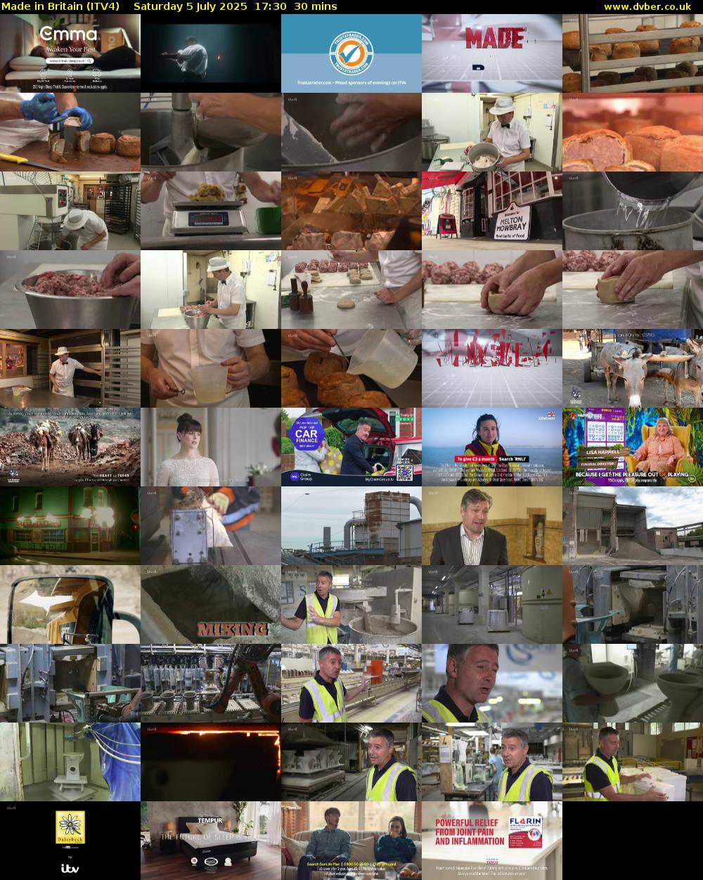 Made in Britain (ITV4) Saturday 5 July 2025 17:30 - 18:00