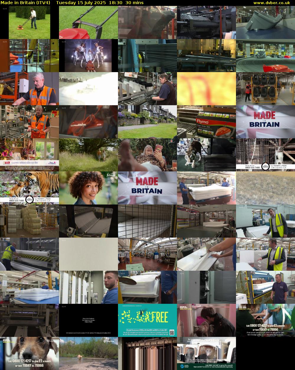 Made in Britain (ITV4) Tuesday 15 July 2025 18:30 - 19:00