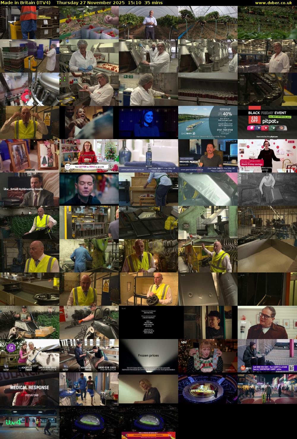 Made in Britain (ITV4) Thursday 27 November 2025 15:10 - 15:45