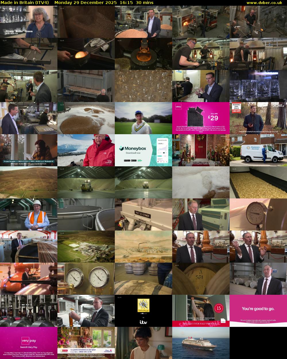 Made in Britain (ITV4) Monday 29 December 2025 16:15 - 16:45