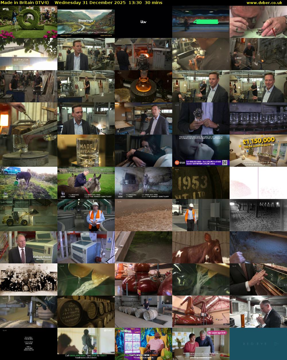 Made in Britain (ITV4) Wednesday 31 December 2025 13:30 - 14:00