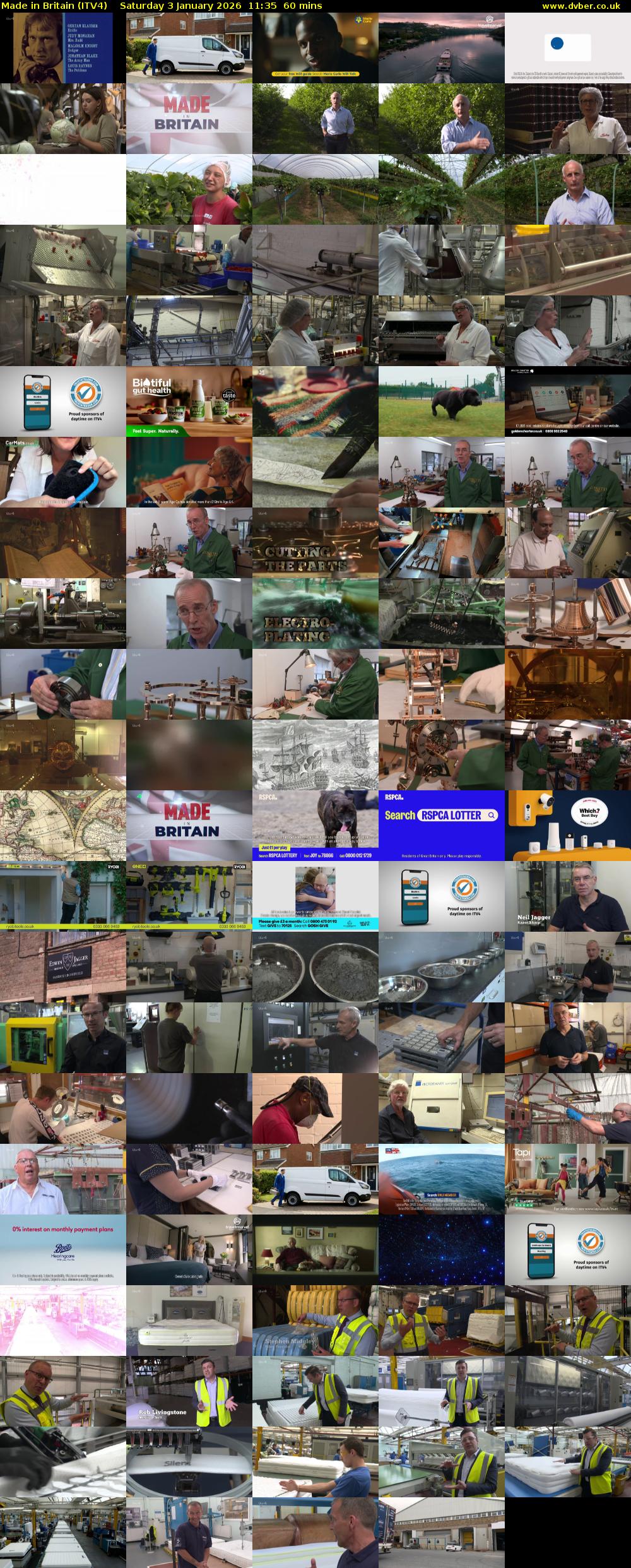 Made in Britain (ITV4) Saturday 3 January 2026 11:35 - 12:35