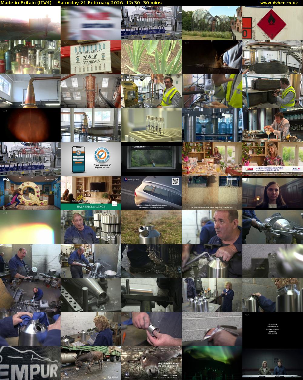 Made in Britain (ITV4) Saturday 21 February 2026 12:30 - 13:00