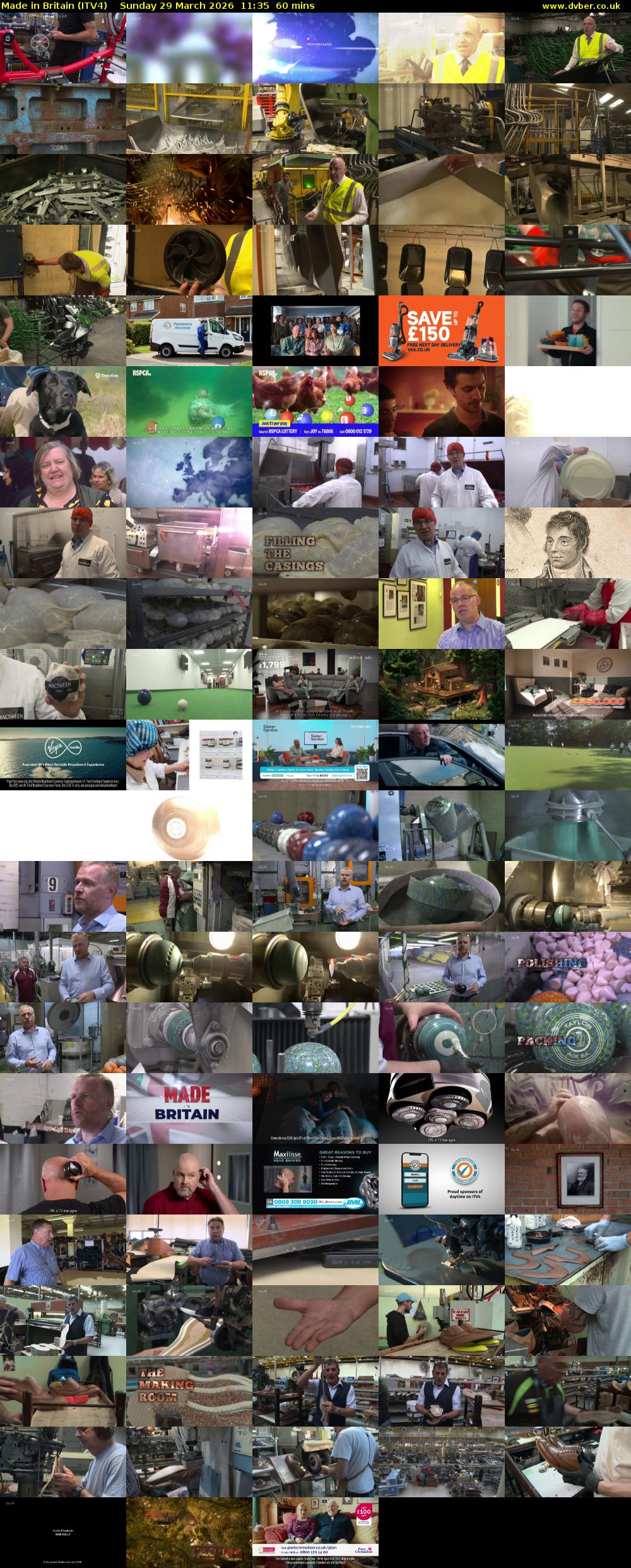 Made in Britain (ITV4) Sunday 29 March 2026 11:35 - 12:35